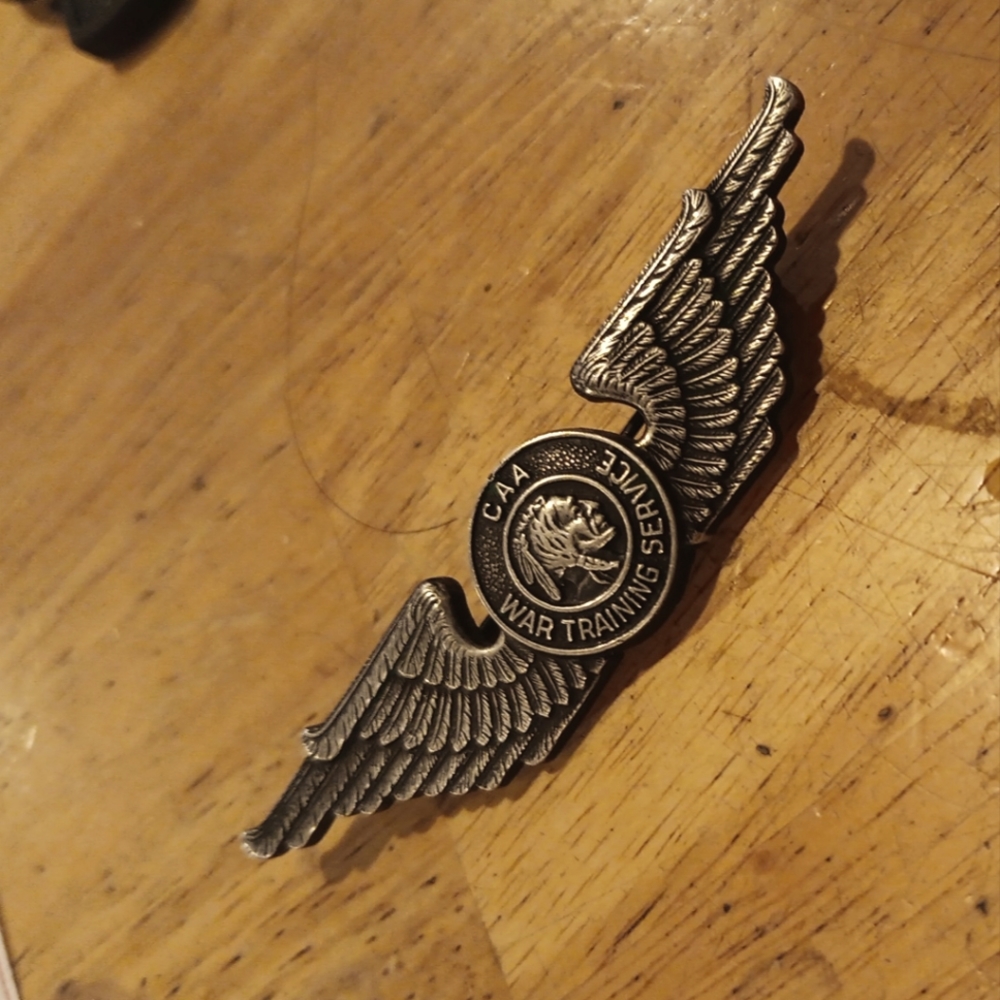 Ww2 United States Air forces silver pilot training wing